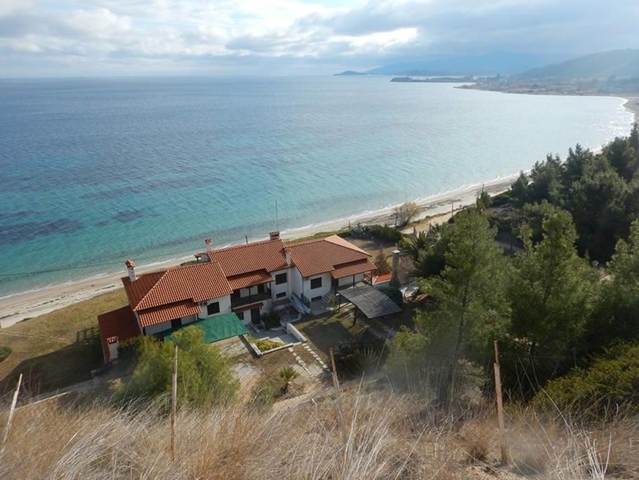 Sangue Blu Beachfront Villa Apartment Agios Nikolaos  Exterior photo